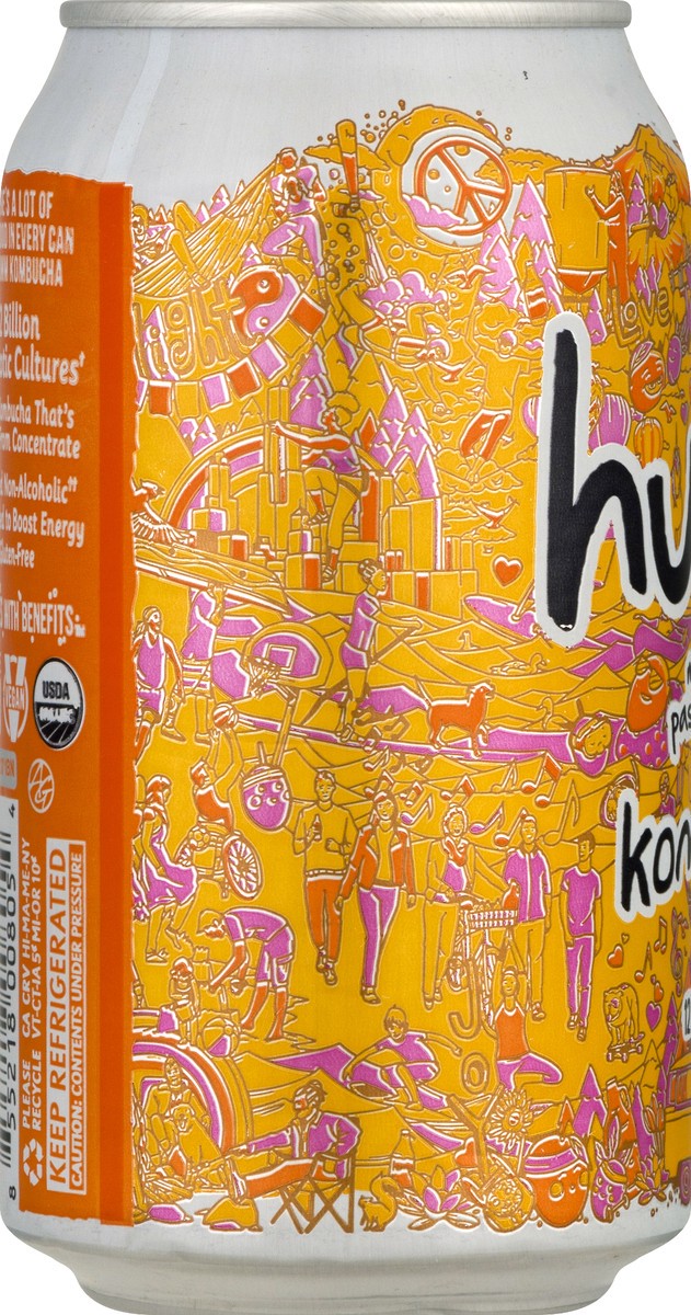 slide 3 of 9, Humm Probiotic Mango Passionfruit Kombucha 12 fl oz, 12 fl oz