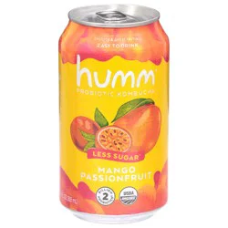 Humm Probiotic Mango Passionfruit Kombucha 12 fl oz