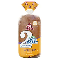 Aunt Millie's Live Carb Smart Wheat Bread 14 oz