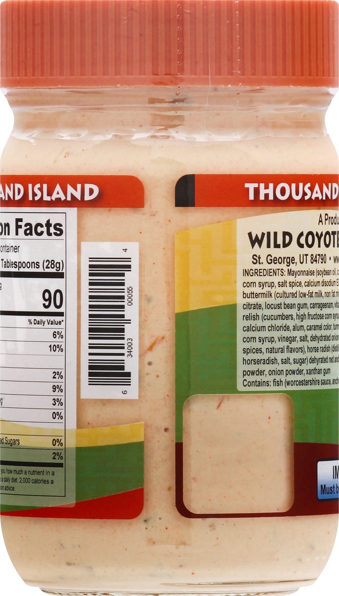 slide 9 of 13, Wild Coyote Thousand Island Dressing/Dip 12 oz, 12 oz