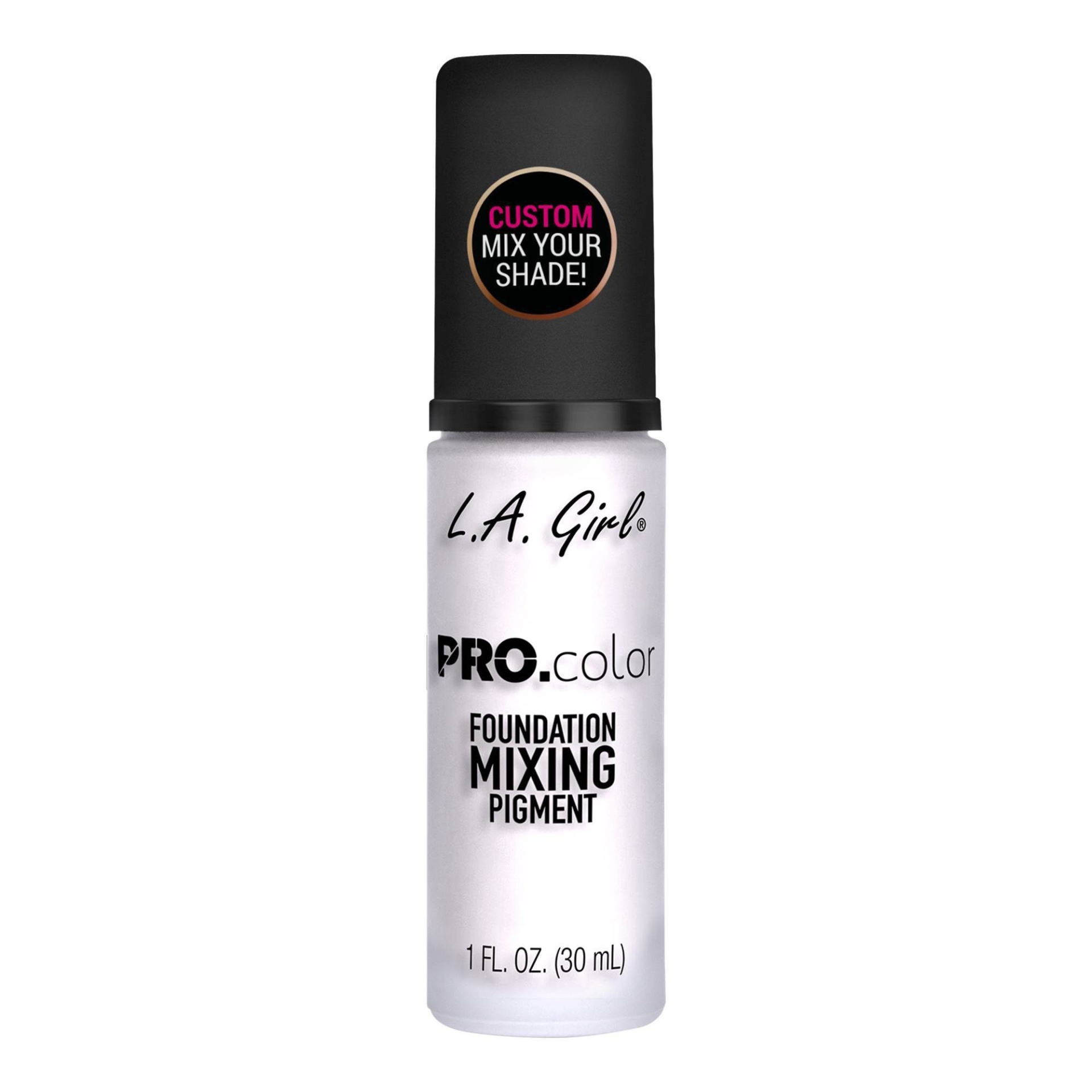 slide 1 of 1, L.A. Girl Pro.Color Foundation Mixing Pigment - White, 1 oz