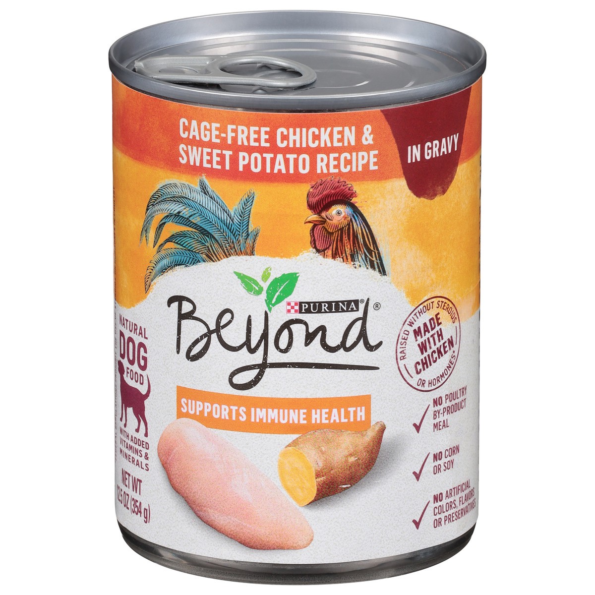 slide 7 of 9, Beyond Purina Beyond Chicken and Sweet Potato in Gravy Grain Free Wet Dog Food, 12.5 oz