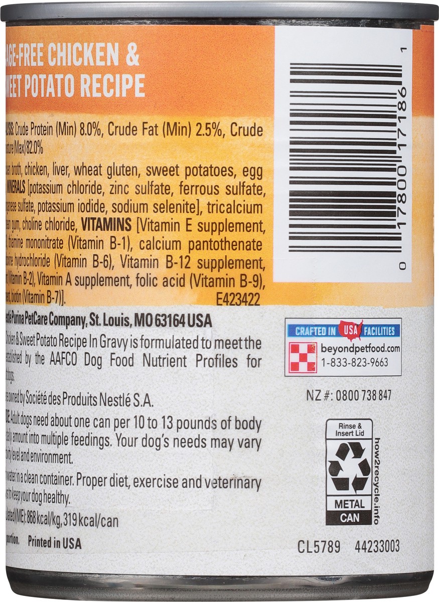 slide 2 of 9, Beyond Purina Beyond Chicken and Sweet Potato in Gravy Grain Free Wet Dog Food, 12.5 oz