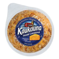 Kaukauna Sharp Cheddar Spreadable Cheeseball