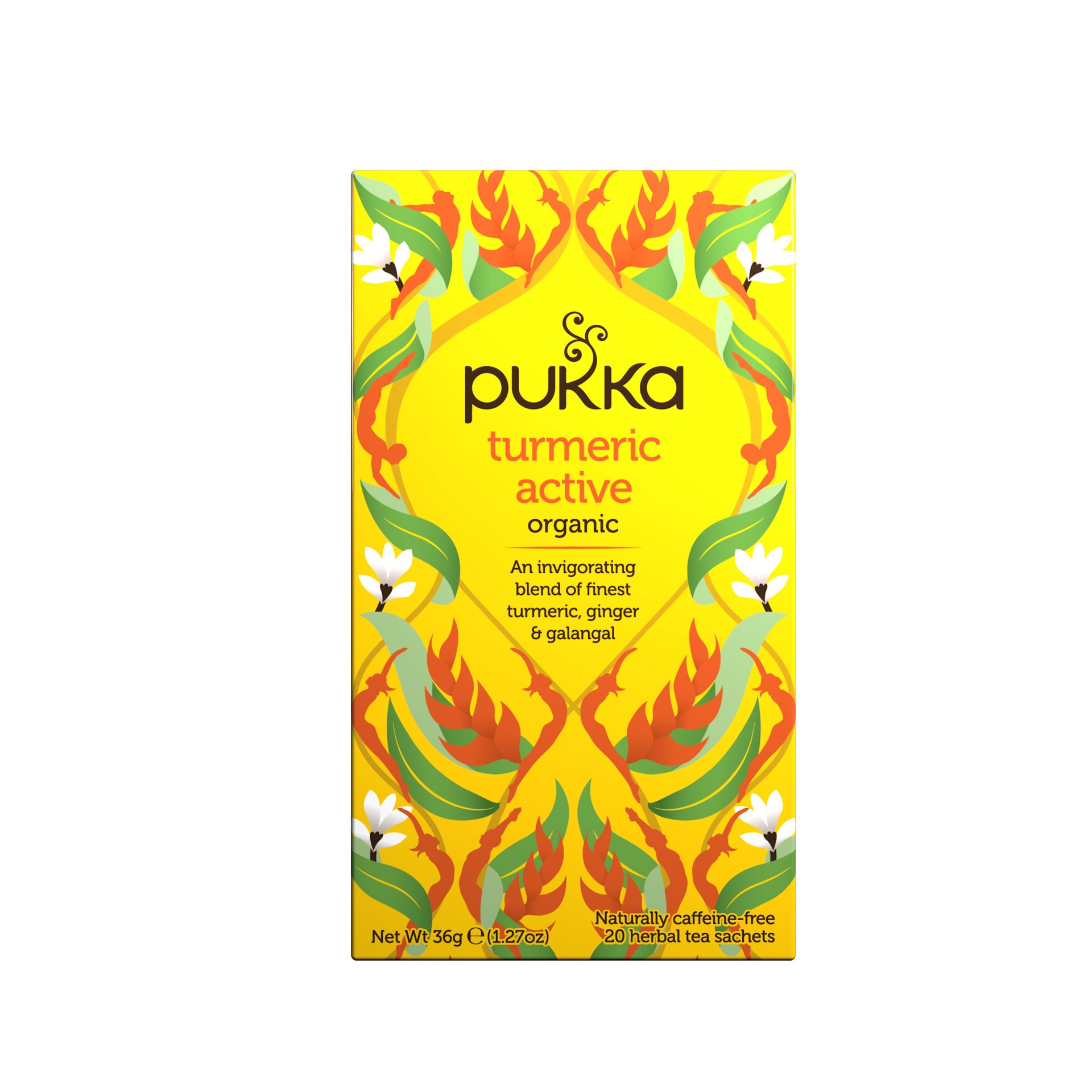 slide 1 of 4, Pukka Organic Turmeric Active, 20 Tea Bags, 20 ct