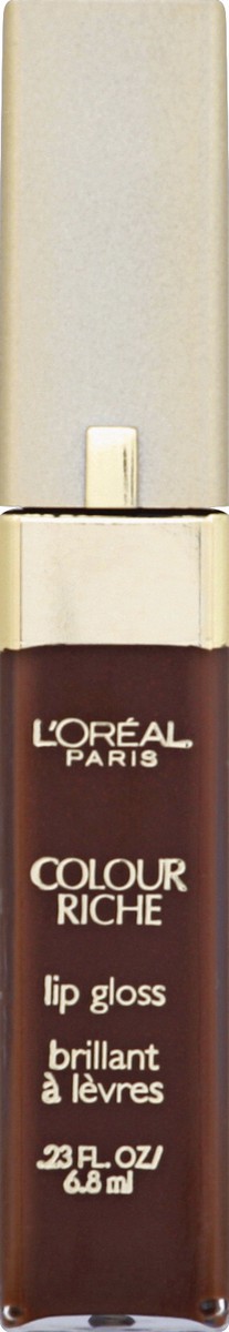 slide 2 of 4, L'Oréal Lip Gloss, Rich Nude 810, 0.23 oz