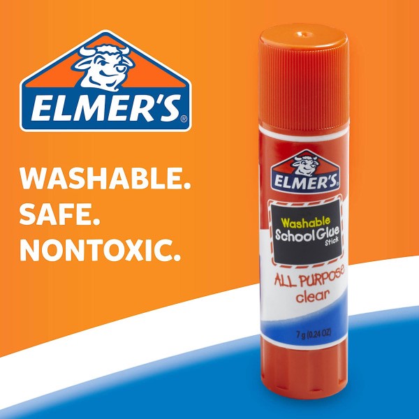 slide 5 of 7, Elmer's Washable All Purpose School Glue Sticks, 4 ct