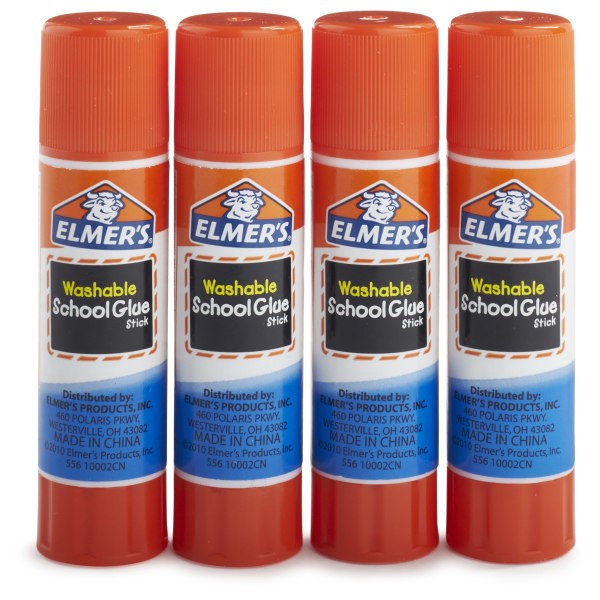 slide 4 of 7, Elmer's Washable All Purpose School Glue Sticks, 4 ct