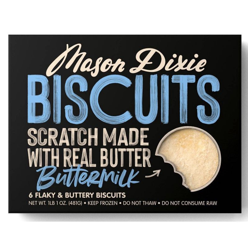 slide 1 of 9, Mason Dixie Biscuit Co. Mason Dixie Biscuits Mason Dixie Buttermilk Biscuits, 17 oz