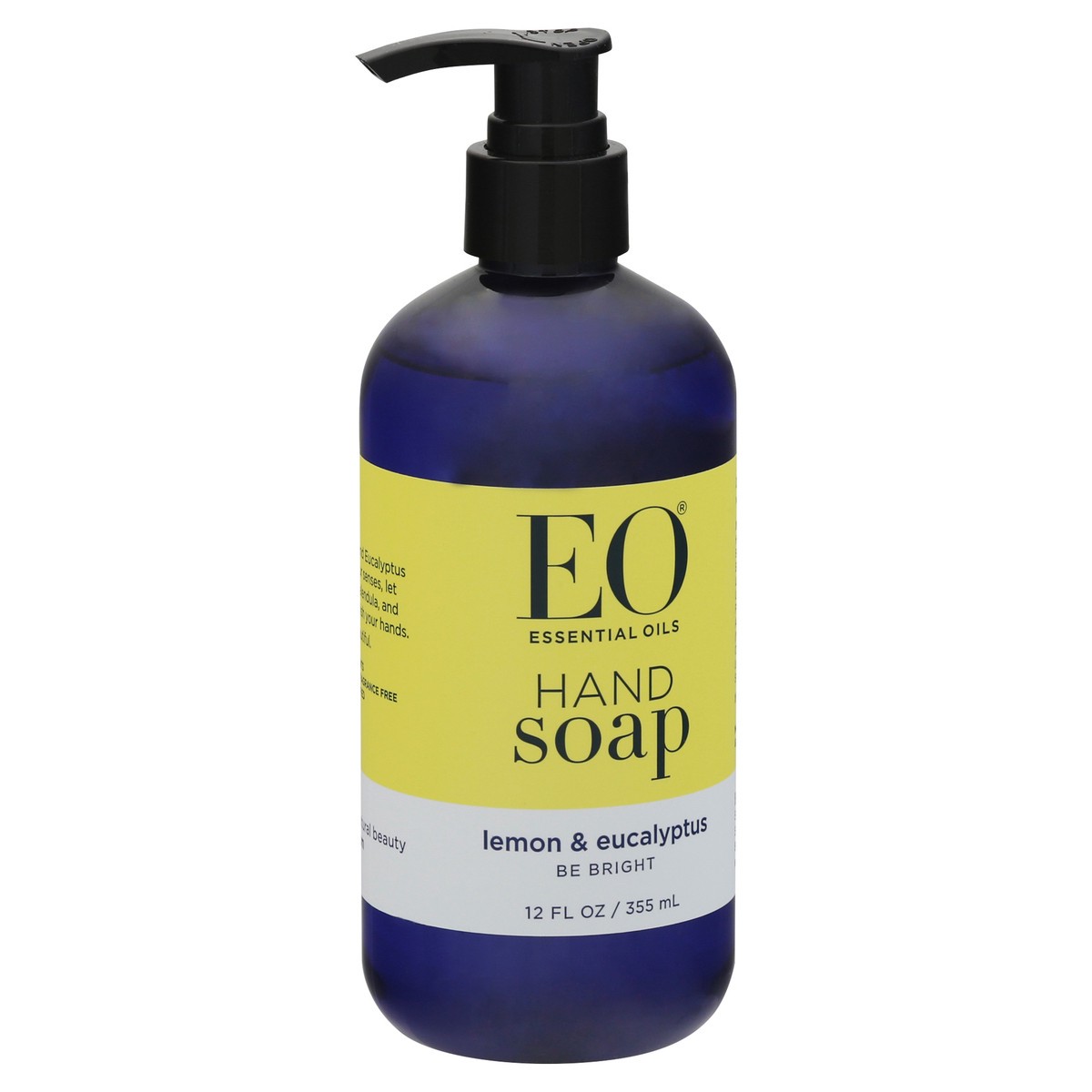 slide 2 of 10, EO Lemon & Eucalyptus Hand Soap 12 fl oz, 12 fl oz