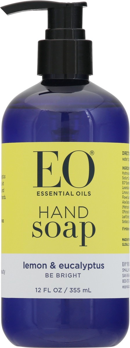 slide 8 of 10, EO Lemon & Eucalyptus Hand Soap 12 fl oz, 12 fl oz
