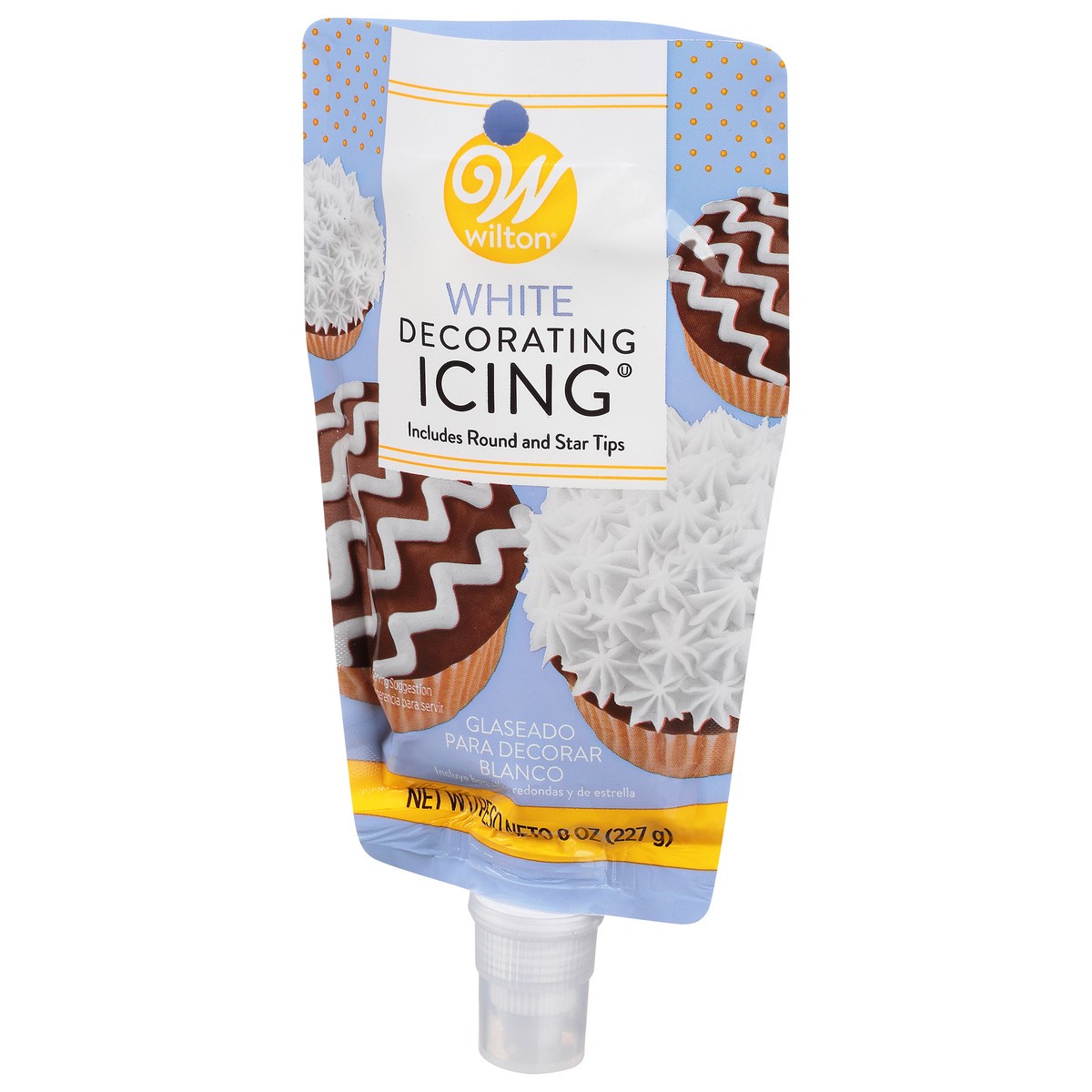 slide 3 of 9, Wilton White Decorating Icing 8 oz, 8 oz