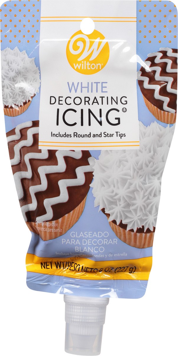 slide 6 of 9, Wilton White Decorating Icing 8 oz, 8 oz