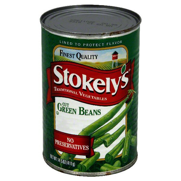 slide 1 of 1, Stokely's Cut Green Beans, 14.5 oz
