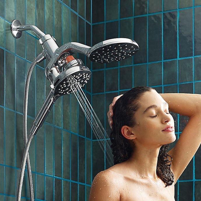 slide 8 of 14, Moen Aromatherapy Combination Showerhead - Chrome, 1 ct