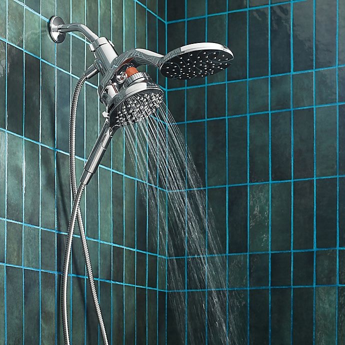 slide 9 of 14, Moen Aromatherapy Combination Showerhead - Chrome, 1 ct