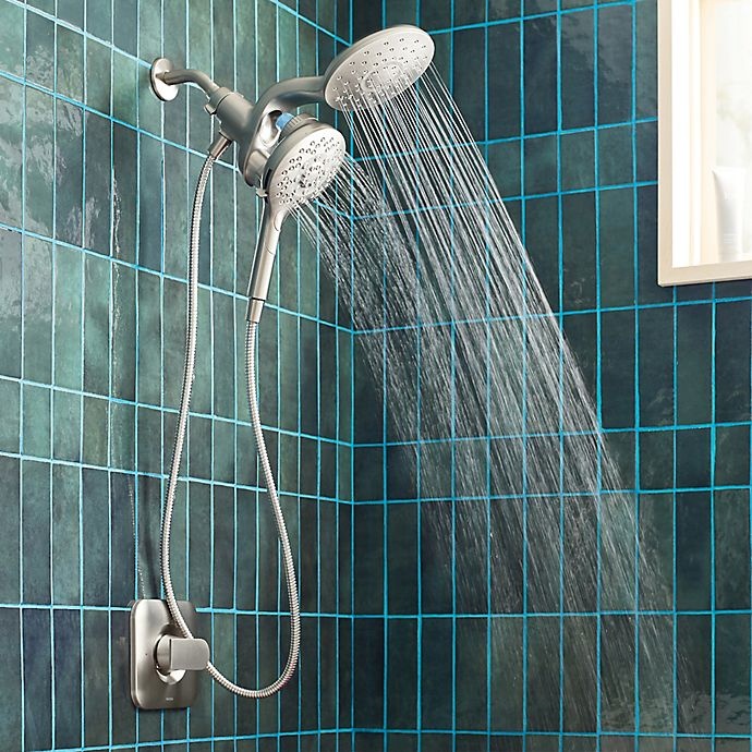 slide 3 of 9, Moen Aromatherapy Combo Showerhead - Brushed Nickel, 1 ct