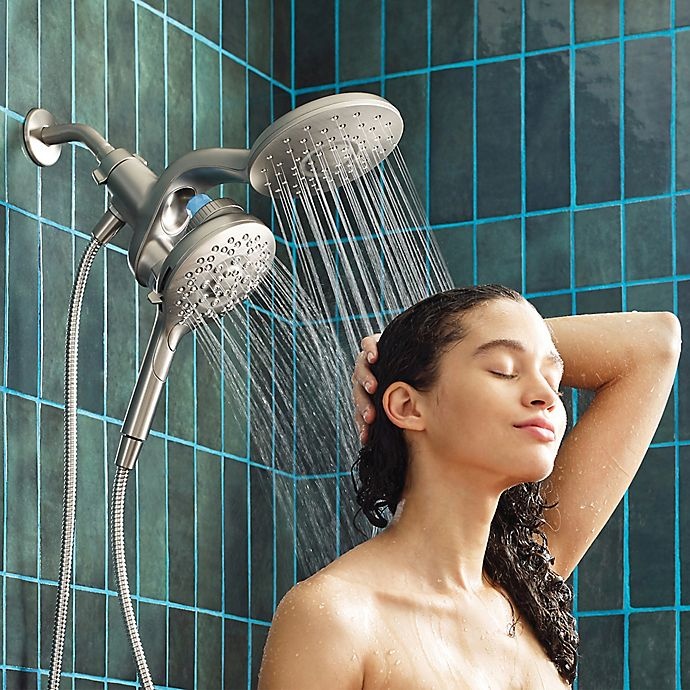 slide 4 of 9, Moen Aromatherapy Combo Showerhead - Brushed Nickel, 1 ct