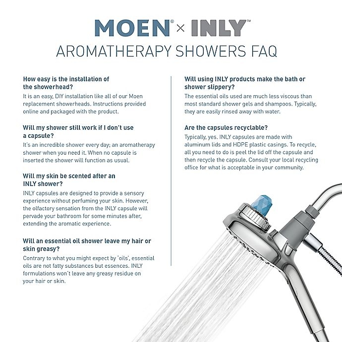 slide 11 of 12, Moen Aromatherapy Handshower - Chrome, 1 ct