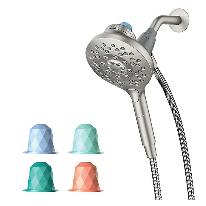 slide 12 of 12, Moen Aromatherapy Handshower - Brushed Nickel, 1 ct