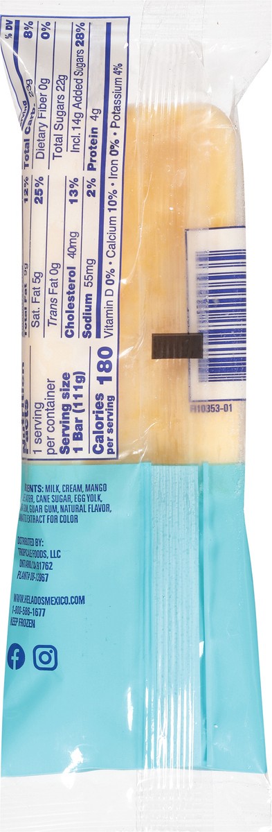 slide 8 of 13, Helados Mexico Premium Mango Ice Cream Bar 3.75 fl oz, 3.75 fl oz