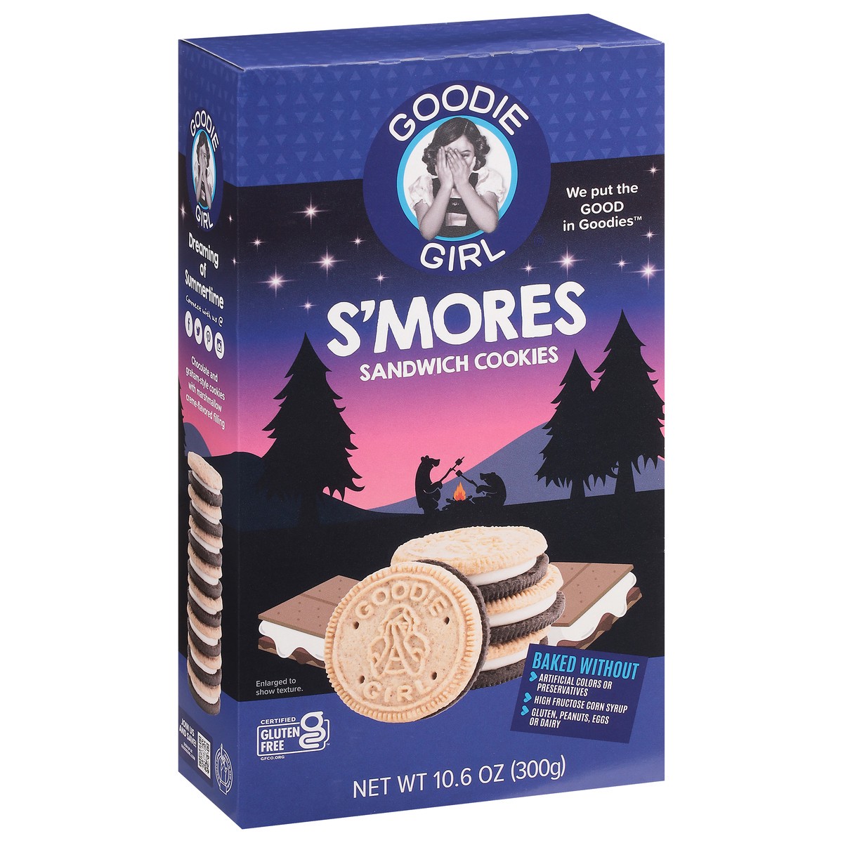 slide 6 of 9, Goodie Girl S'mores Sandwich Cookies 10.6 oz, 10.6 oz