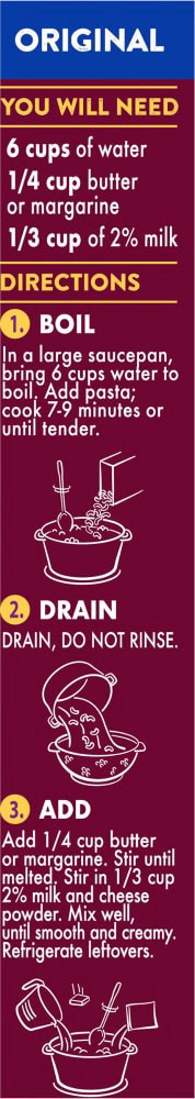 slide 3 of 4, Kroger Original Macaroni And Cheese, 7.45 oz