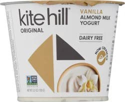 Kite Hill Original Dairy Free Vanilla Almond Milk Yogurt 5.3 oz