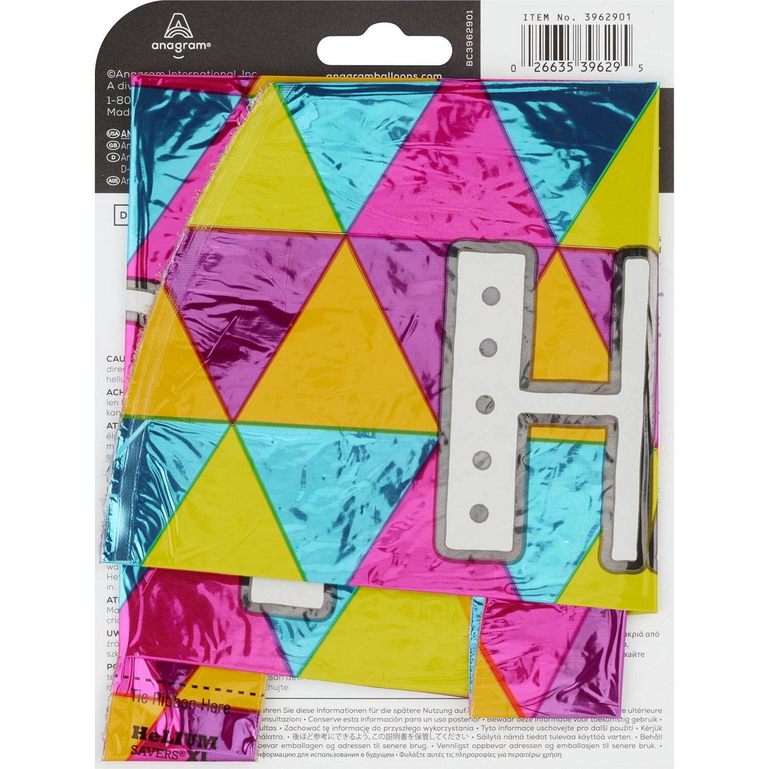 slide 2 of 3, MAYFLOWER DISTRIBUTING Anagram Standard Happy Birthday Foil Balloon, 1 ct