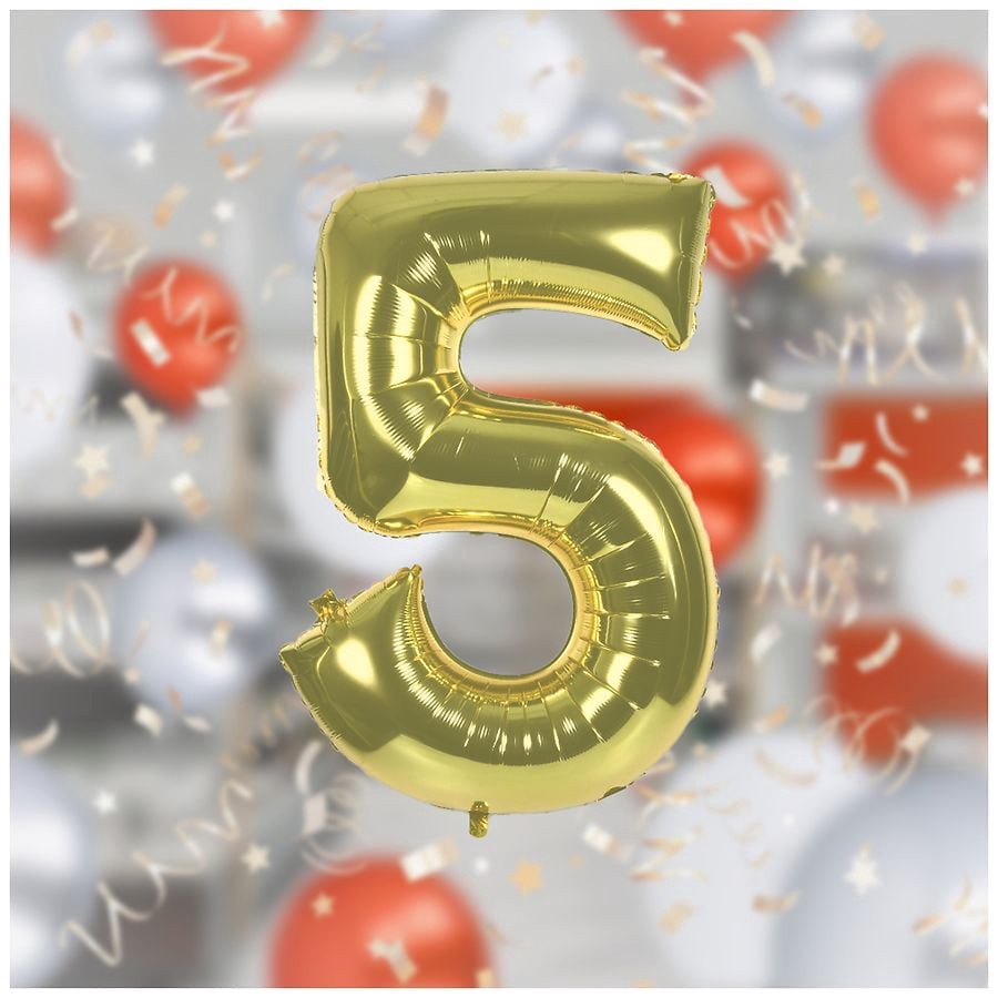 slide 3 of 4, Anagram Supershape Decorative Balloon 1 Each, 1 ct