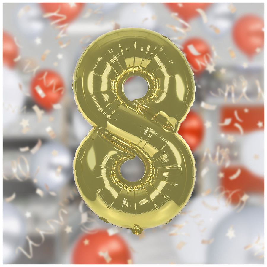 slide 4 of 4, Anagram Supershape 34 Inch Decorative Balloon, 1 ct