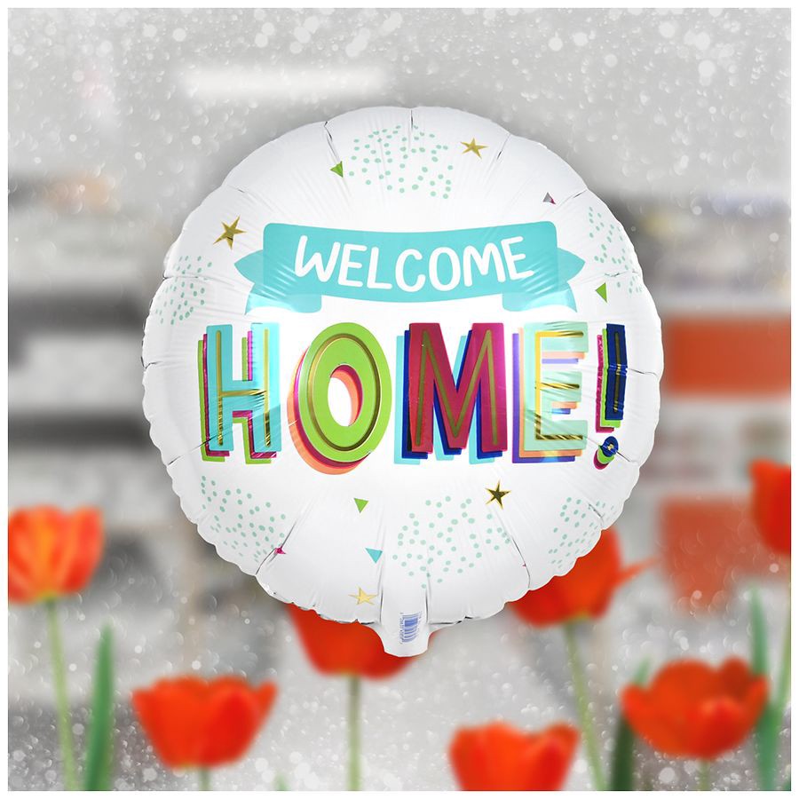 slide 3 of 4, Anagram Standard Welcome Home 17 in Decorative Balloon 1 Each, 1 ct