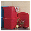 slide 3 of 9, Sterilite Storage Tote - Red, 18 gal