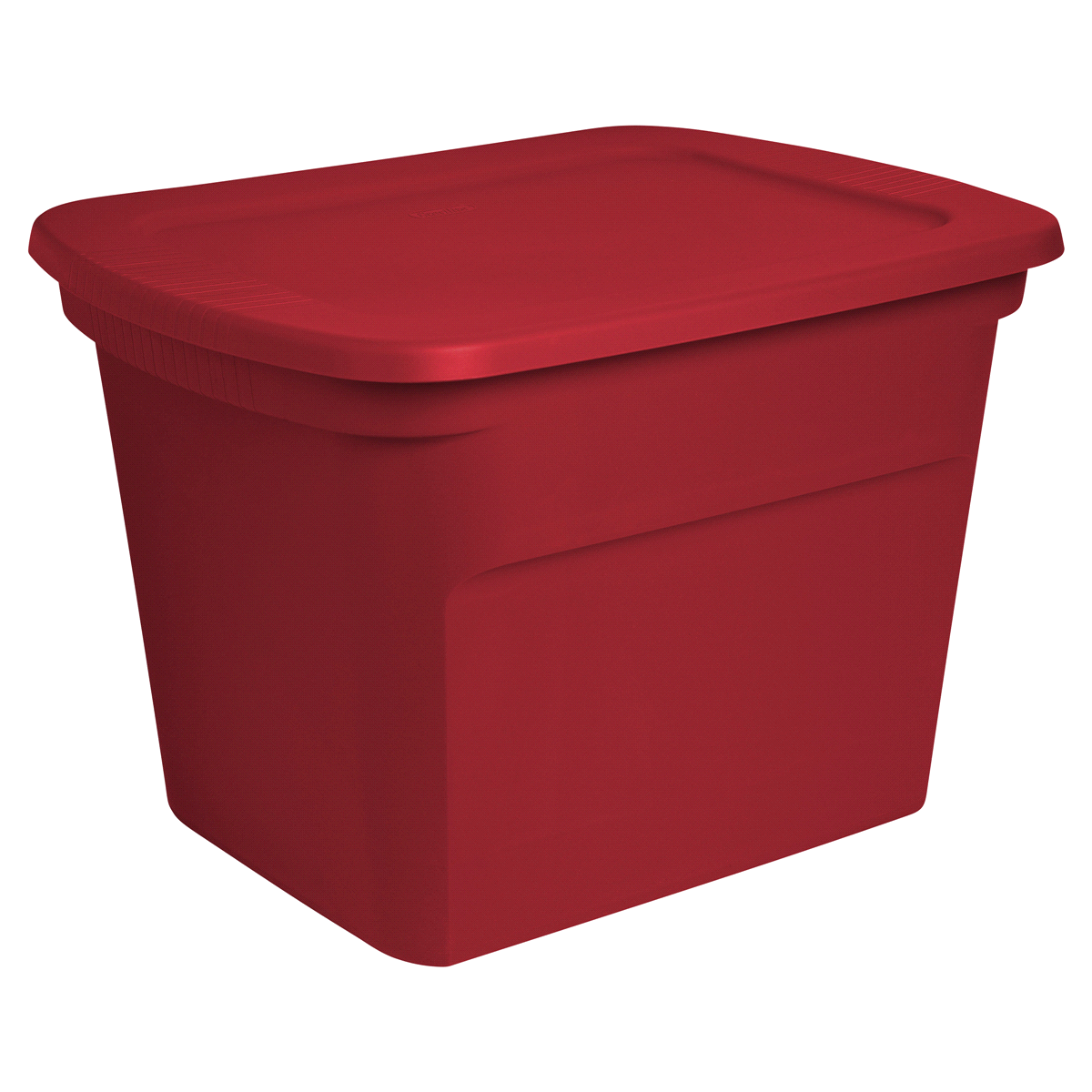 slide 1 of 9, Sterilite Storage Tote - Red, 18 gal