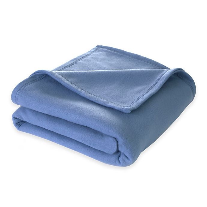 slide 1 of 1, Martex SuperSoft Fleece Full/Queen Blanket - Slate Blue, 1 ct