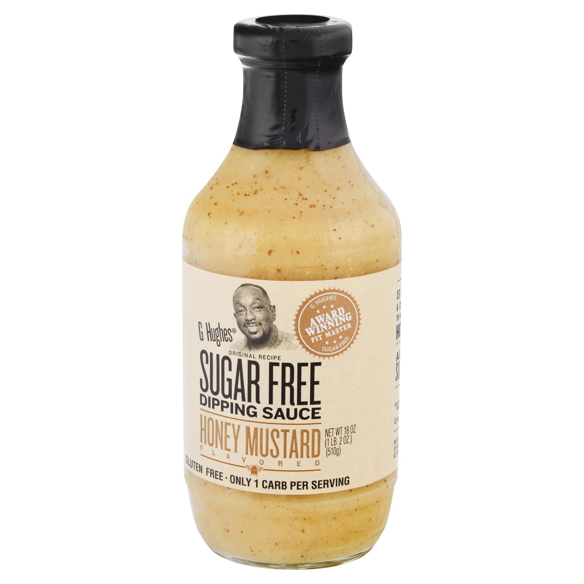 slide 8 of 10, G Hughes Sugar Free Honey Mustard Dipping Sauce 18 oz, 18 oz