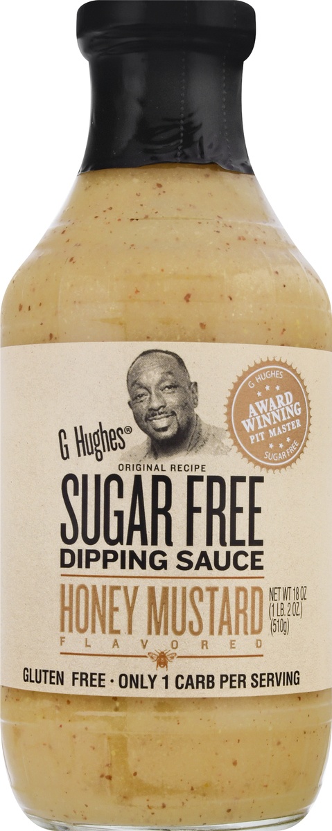 slide 2 of 10, G Hughes Sugar Free Honey Mustard Dipping Sauce 18 oz, 18 oz