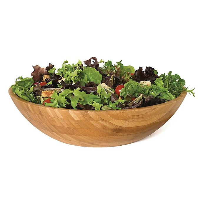 slide 2 of 2, Lipper International Bamboo Mezzaluna Salad Bowl, 1 ct