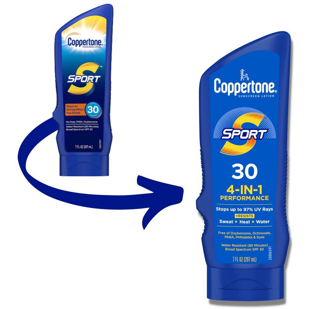 slide 13 of 36, Coppertone Sport Sunscreen Lotion - SPF 30 - 7 fl oz, 