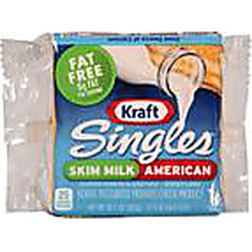 Kraft Singles Fat Free American Cheese Slices 16 ct; 10.7 oz Shipt