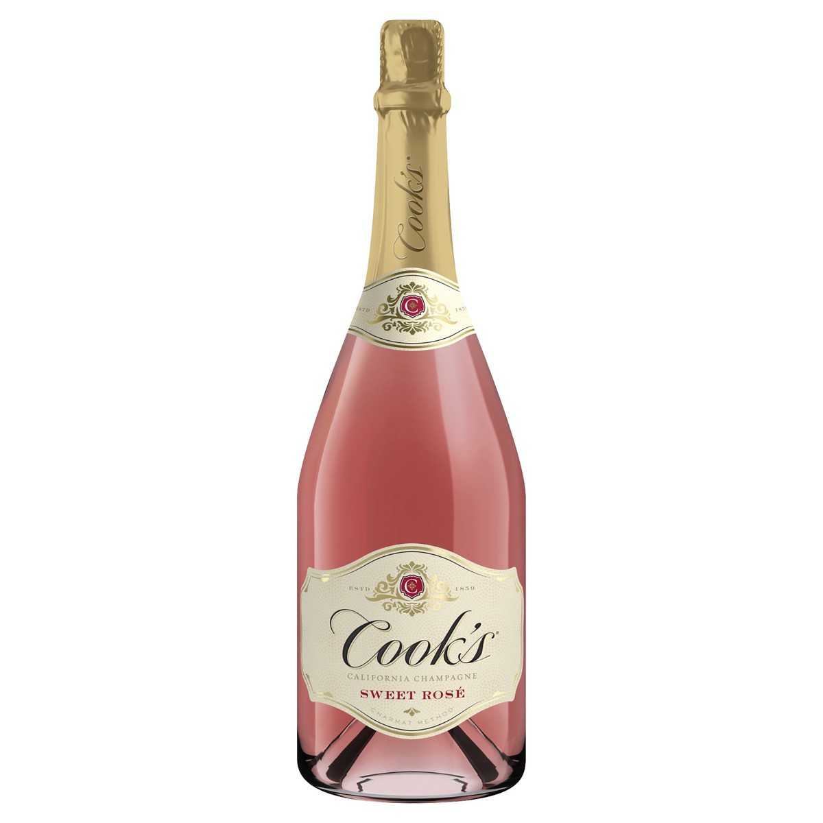 slide 1 of 7, Cooks Sparkling Sweet Rose, 25.36 fl oz