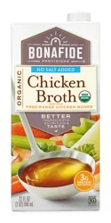 Bonafide Provisions Organic No Salt Chicken Broth