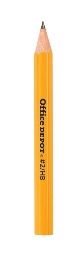 slide 3 of 4, Office Depot Brand Pre-Sharpened Golf Pencils, Medium Point, Yellow, Pack Of 144, 144 ct