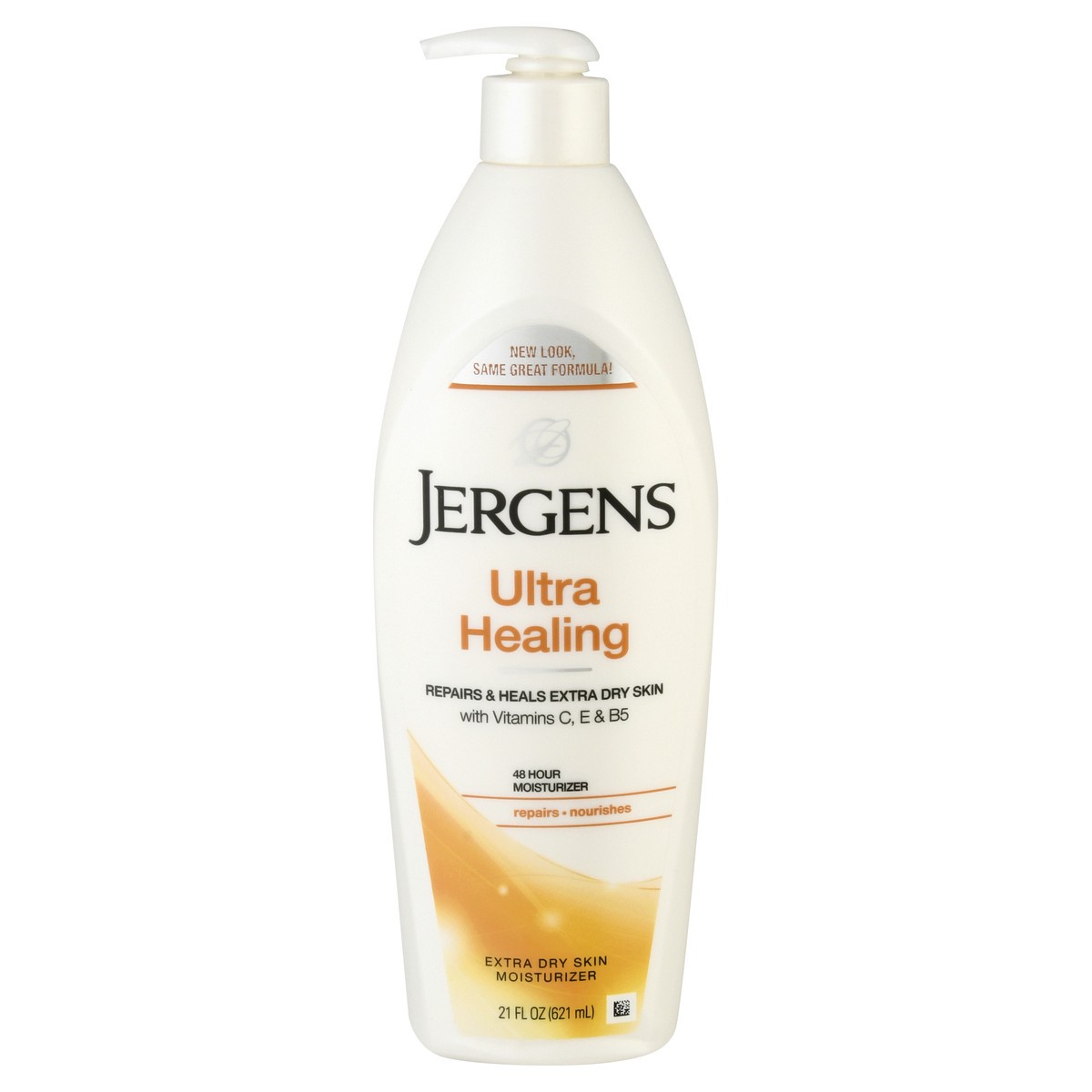 slide 1 of 67, Jergens Hand and Body Lotion, Dry Skin Moisturizer with Vitamins C,E, and B5, 21 fl oz