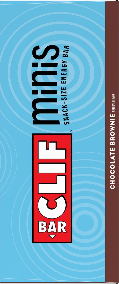 slide 8 of 9, CLIF BAR Minis - Chocolate Brownie Flavor - Made with Organic Oats - 4g Protein - Non-GMO - Plant Based - Snack-Size Energy Bars - 0.99 oz. (20 Pack), 20 ct