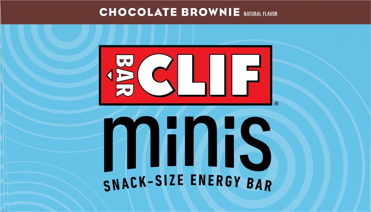 slide 9 of 9, CLIF BAR Minis - Chocolate Brownie Flavor - Made with Organic Oats - 4g Protein - Non-GMO - Plant Based - Snack-Size Energy Bars - 0.99 oz. (20 Pack), 20 ct