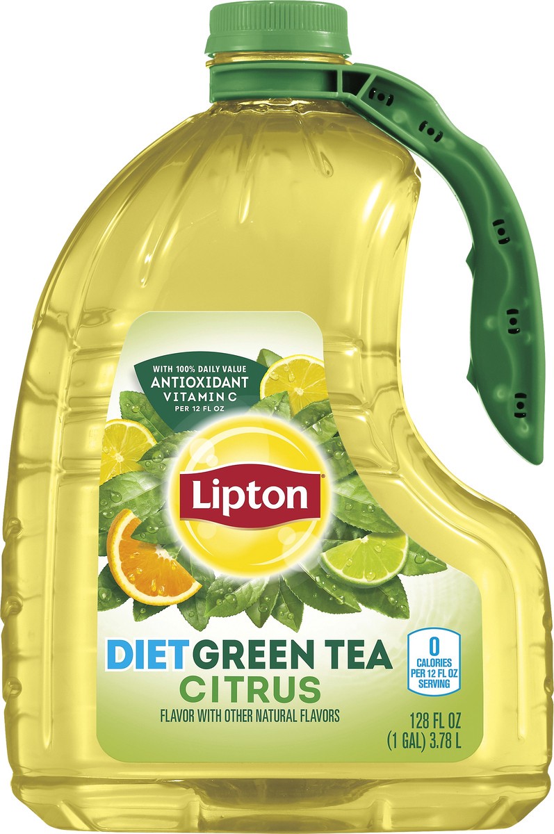 slide 2 of 3, Lipton Diet Citrus Green Tea 128 oz, 1 gal