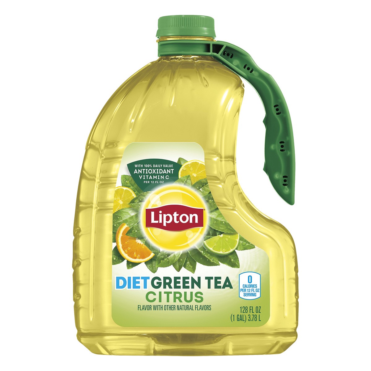 slide 1 of 3, Lipton Diet Citrus Green Tea 128 oz, 1 gal