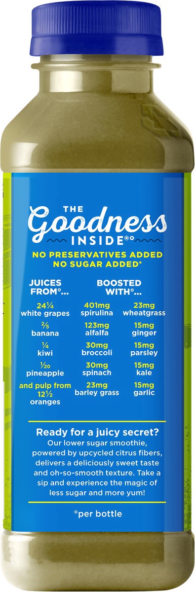 slide 6 of 9, Naked Juice Lower Sugar, Glorious Greens, 15.2 Fl Oz Bottle, 15.20 fl oz