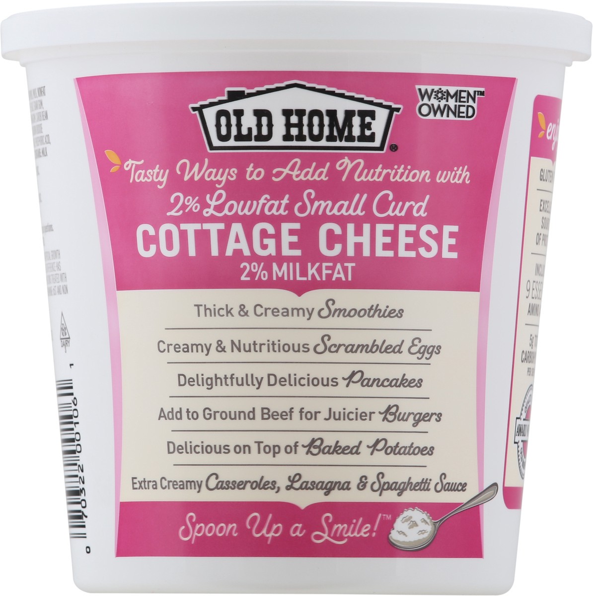 slide 7 of 9, Old Home 2% Low Fat Cottage Cheese, 22 oz